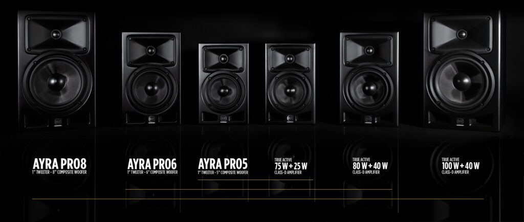 LAV Projekt RCF distributer hrvatska - AYRA PRO SERIJA profesionalnih studio zvučnika