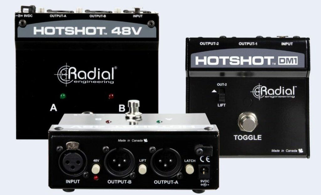 LAV Projekt distribucija -Radial HotShot DM-1 i HotShot 48V