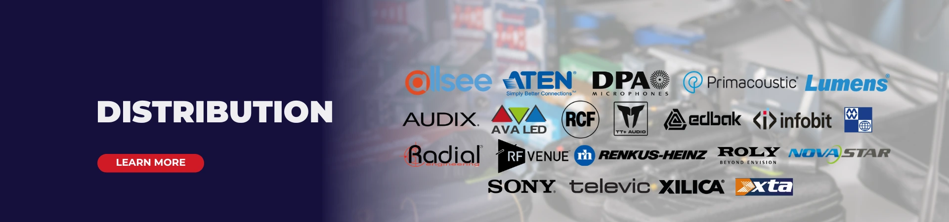 LAV Projekt distributor of professional audio, video and conference systems