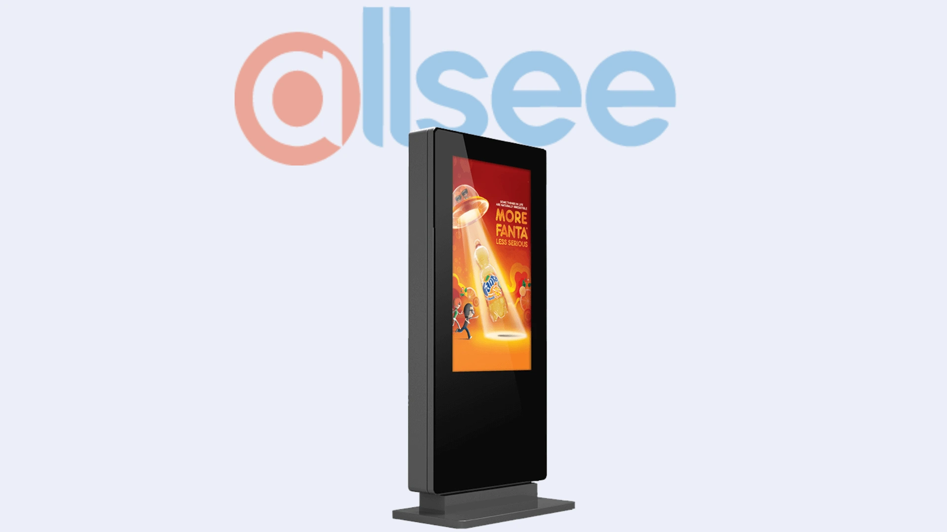 Allsee Outdoor Freestanding Digital Posters - allsee samostojeći digitalni reklamni totemi - totem za oglašavanje
