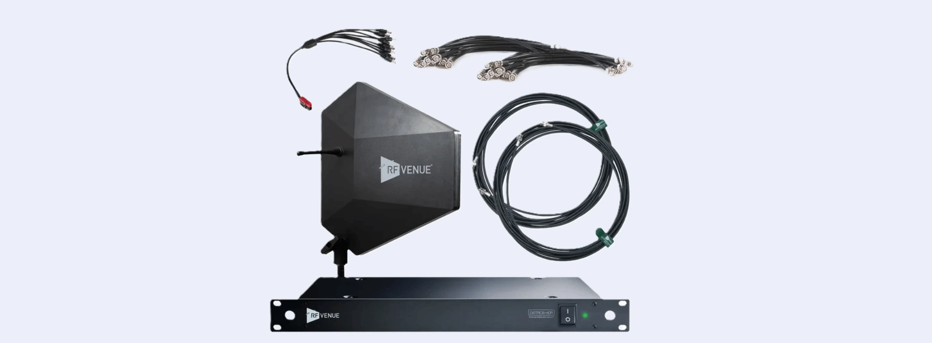 rf venue diversity fin ipx bundle set - wireless microphone upgrade pack